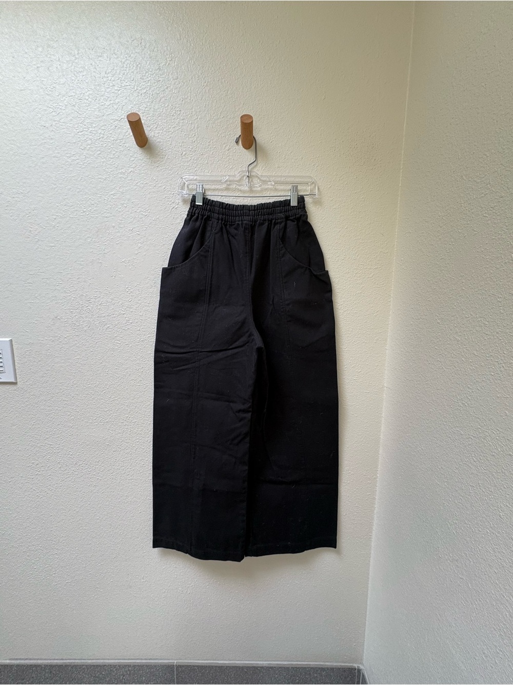 Elizabeth Suzann wide leg canvas culotte 4T